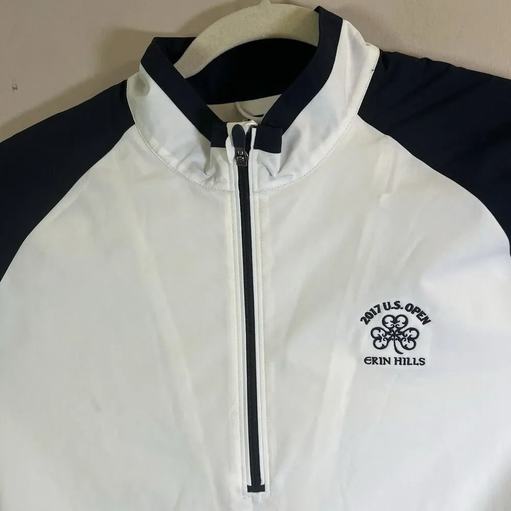 Cutter Buck x ERIN Hills Windshirt Mens XL  1/4 Zip Pullover Golf 2017 US Open